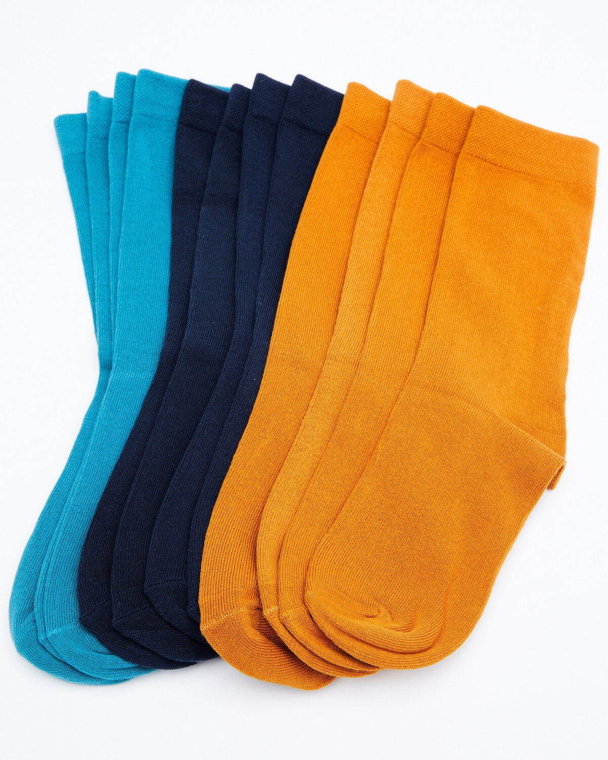 Shyanne Women's Basic Crew Socks - 6 Pack, Multi, hi-res