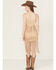 Image #5 - Idyllwind Women's Ramsey Concho Trim Faux Suede Mini Dress, Khaki, hi-res
