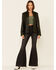 Image #2 - Scully Women's Rich Lamb Lined Snap-Front Leather Shirt Jacket, , hi-res