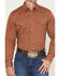 Image #3 - Wrangler 20X Men's Paisley Print Long Sleeve Snap Stretch Western Shirt, Rust Copper, hi-res