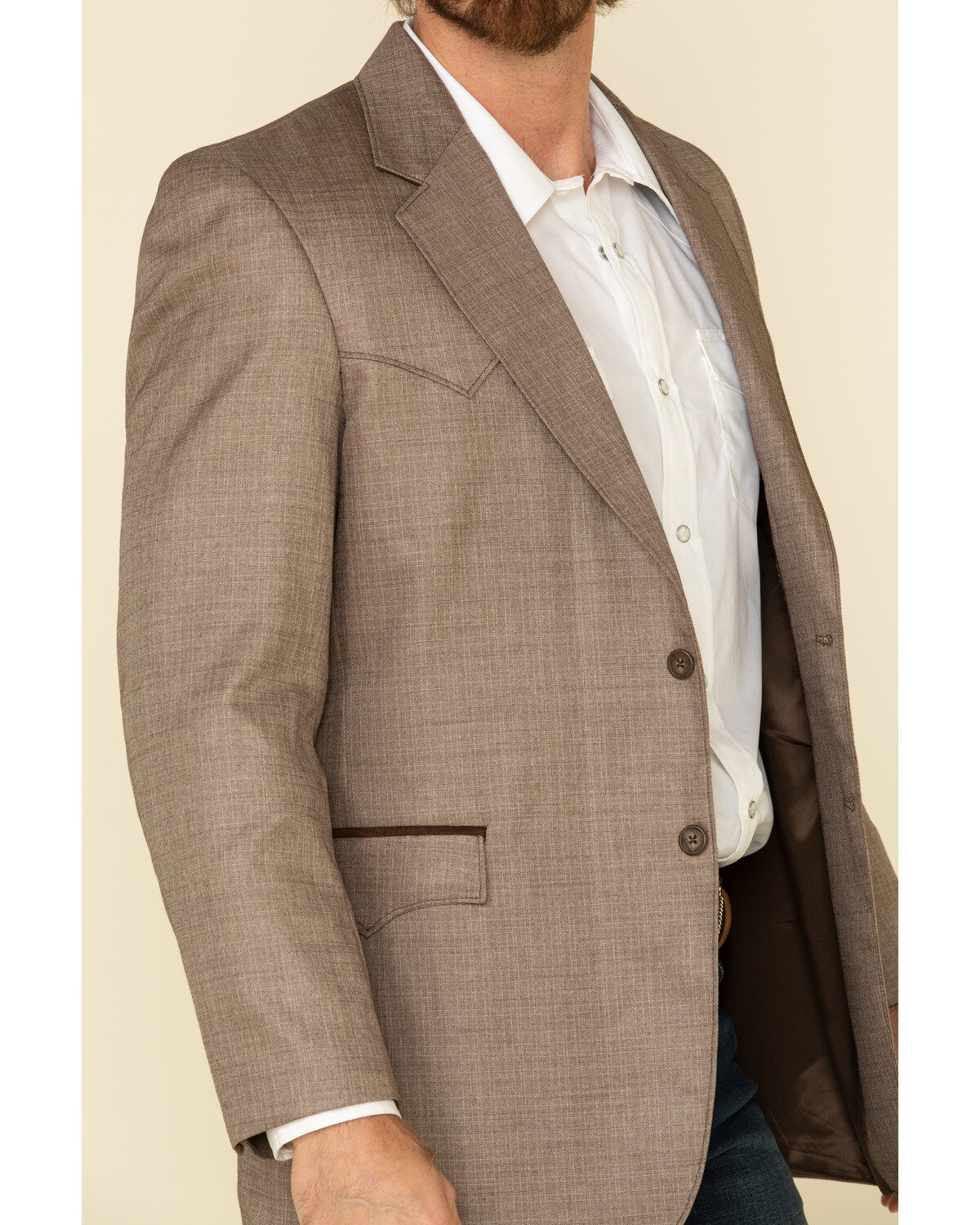 Image #4 - Circle S Men's Brown Houston Western Sportcoat, , hi-res