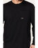 Image #2 - Ariat Men's Rebar Workman Chrome Moto Eagle Long Sleeve Graphic Work T-Shirt, Black, hi-res