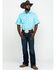 Image #6 - Wrangler 20X Men's Advanced Comfort Plaid Short Sleeve Western Shirt , , hi-res