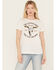 Image #1 - Paramount Network's Yellowstone Women's Dutton Ranch Short Sleeve Graphic Tee, Ivory, hi-res
