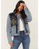 Image #2 - Idyllwind Women's Mallard Denim and Blanket Mix Jacket, Medium Wash, hi-res
