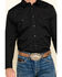 Image #4 - Gibson Men's Lava Long Sleeve Snap Western Shirt - Tall, Black, hi-res