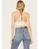 Image #4 - Fornia Women's Halter Lace Trim Bralette, Mint, hi-res