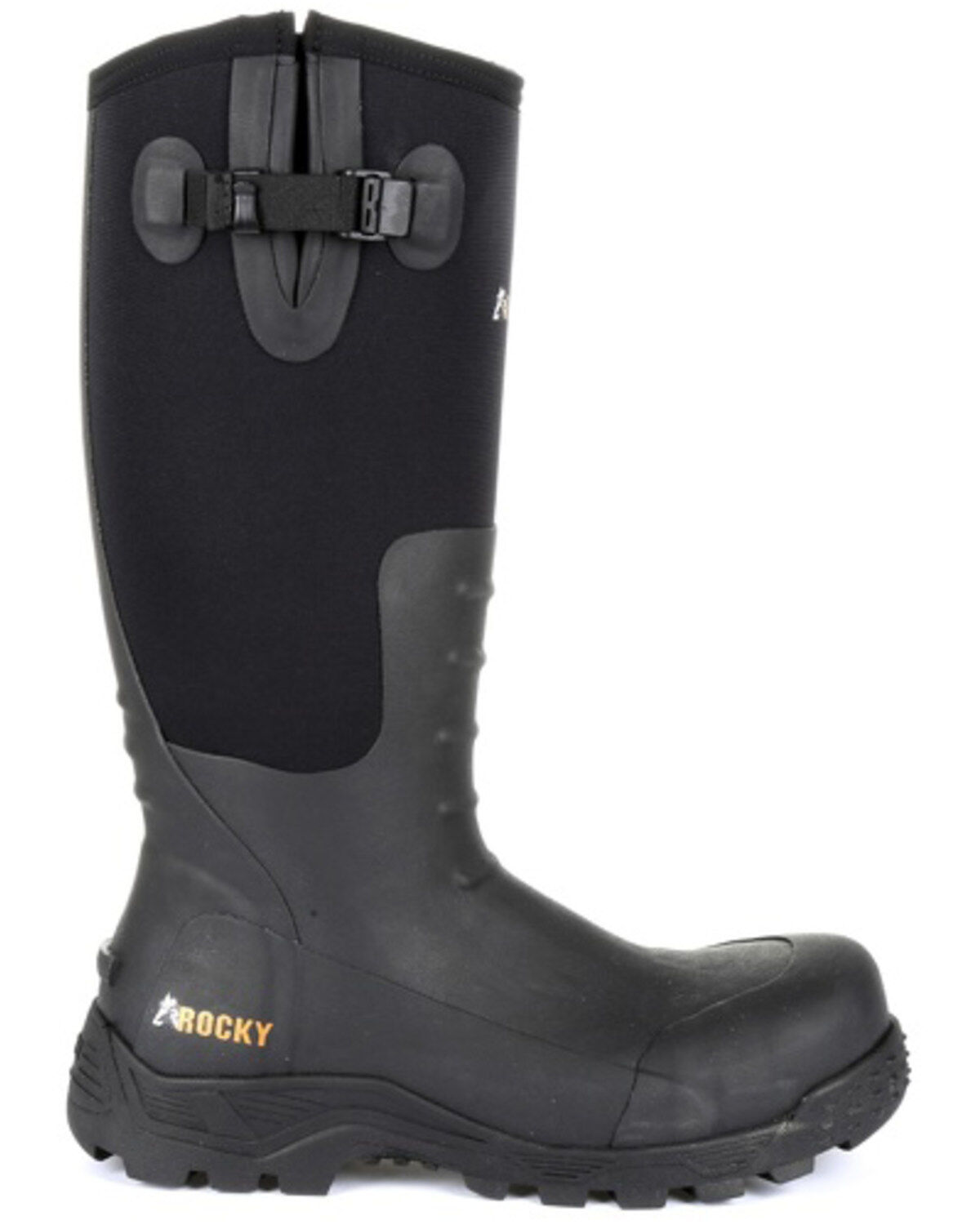 rubber steel toe work boots