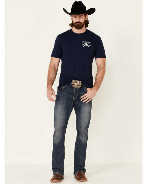 Cody James Men's Stick To Your Guns Graphic Short Sleeve T-Shirt , Navy, hi-res