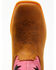 Shyanne Girls' Light-Up Western Boots - Round Toe, Pink, hi-res