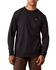 Image #2 - Ariat Men's Rebar&reg; Cotton Strong&trade; Eagle Skull Long Sleeve Work T-Shirt, Black, hi-res