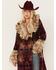 Image #2 - Tasha Polizzi Women's Southwestern Print Faux Fur Adirondack Blanket Coat, , hi-res
