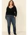 Image #1 - Ariat Women's R.E.A.L Dark Wash Brianne Straight Jeans - Plus, , hi-res