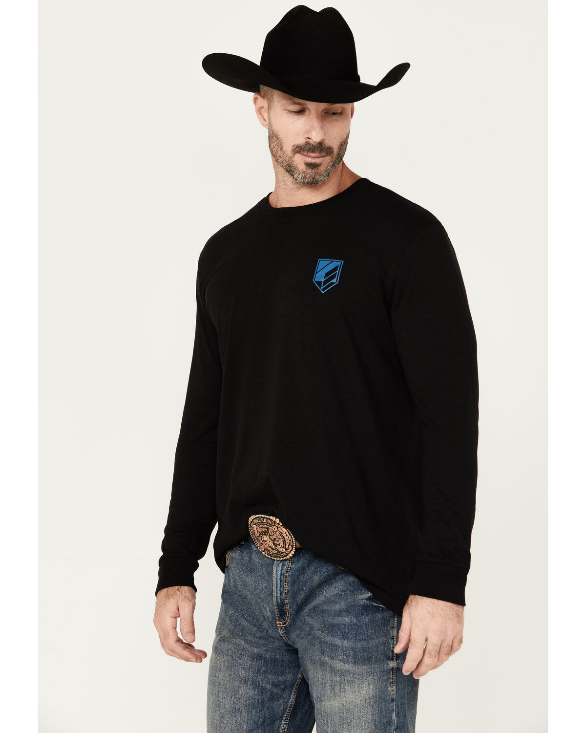 Image #4 - RANK 45® Men's Patriot Long Sleeve Graphic T-Shirt, Black, hi-res