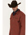 Justin Men's Umber Jackson Shirt Jacket, Rust Copper, hi-res