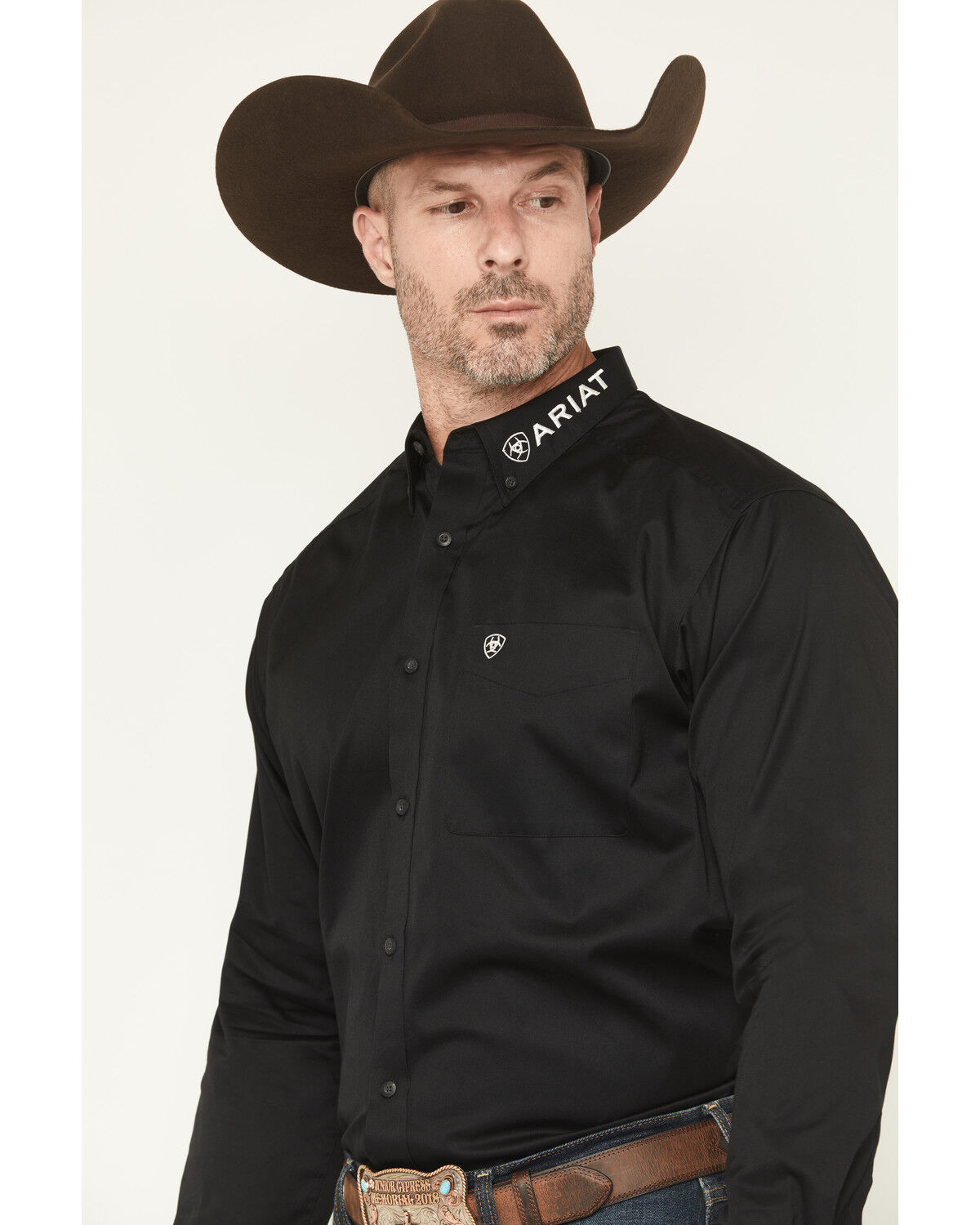 Product Name:  Ariat Men's Long Sleeve Logo Long Sleeve Western Shirt