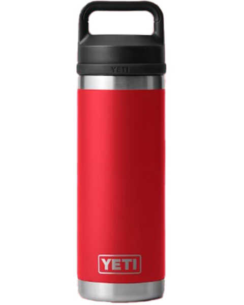 Yeti Rambler® 18oz Water Bottle with Chug Cap , Red, hi-res