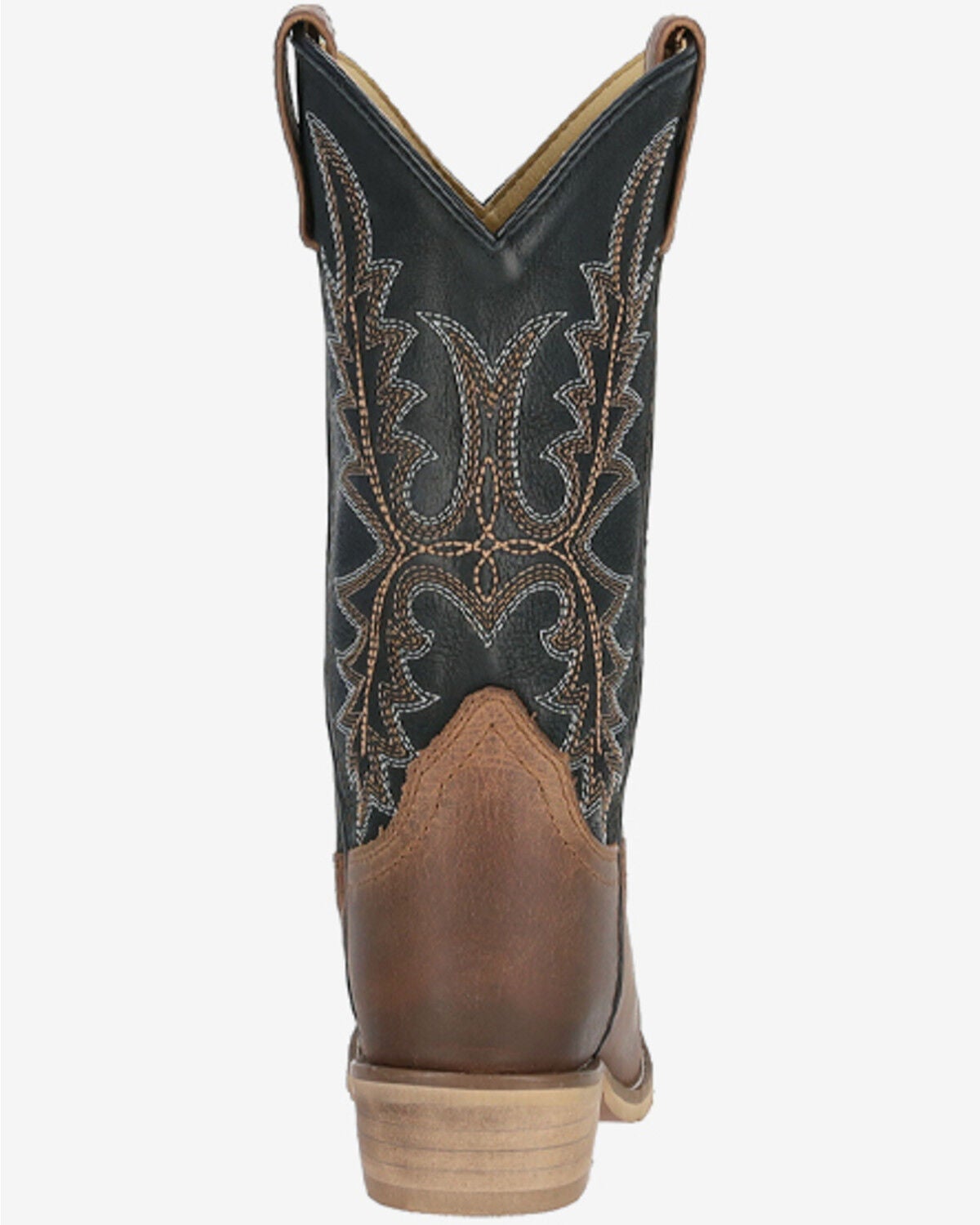 Image #4 - Smoky Mountain Boys' Wichita Western Boots - Square Toe, Black, hi-res