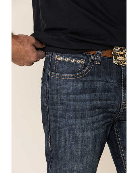 Image #3 - Rock & Roll Denim Men's Double Barrel Dark Relaxed Straight Jeans , , hi-res