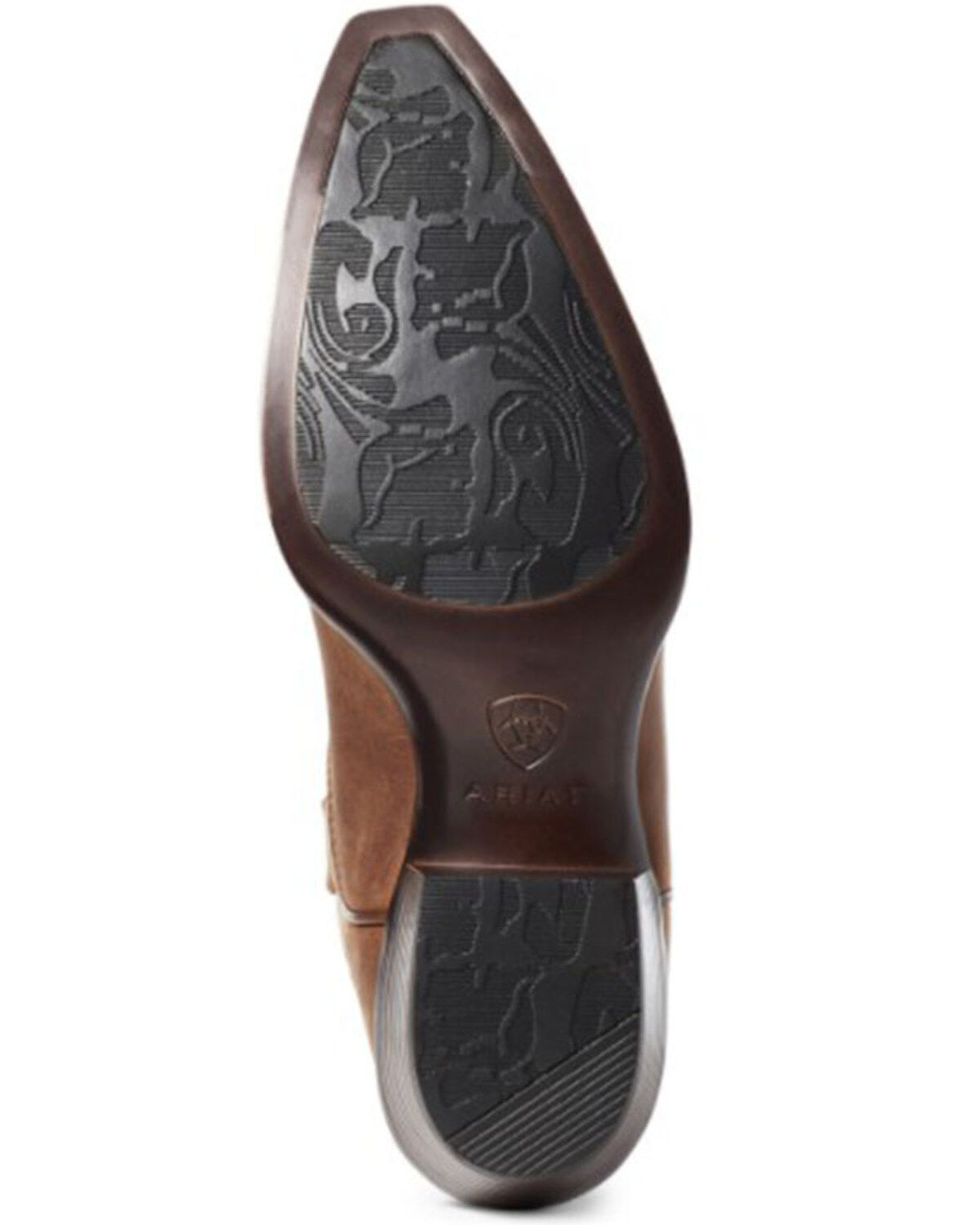 Image #6 - Ariat Women's Heritage Bantamweight Elastic Calf Western Boots - Snip Toe, Brown, hi-res