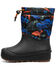 Image #3 - Bogs Boys' Snow Shell Real Dino Waterproof Winter Boots - Round Toe, Black, hi-res