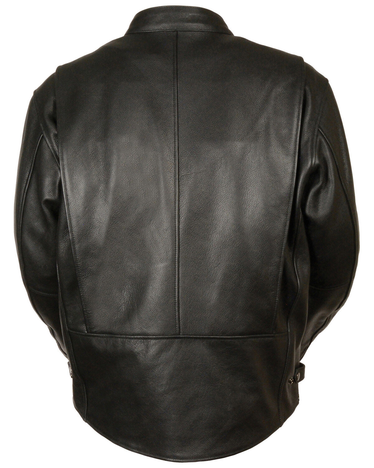 Image #2 - Milwaukee Leather Men's Classic Scooter Jacket, Black, hi-res