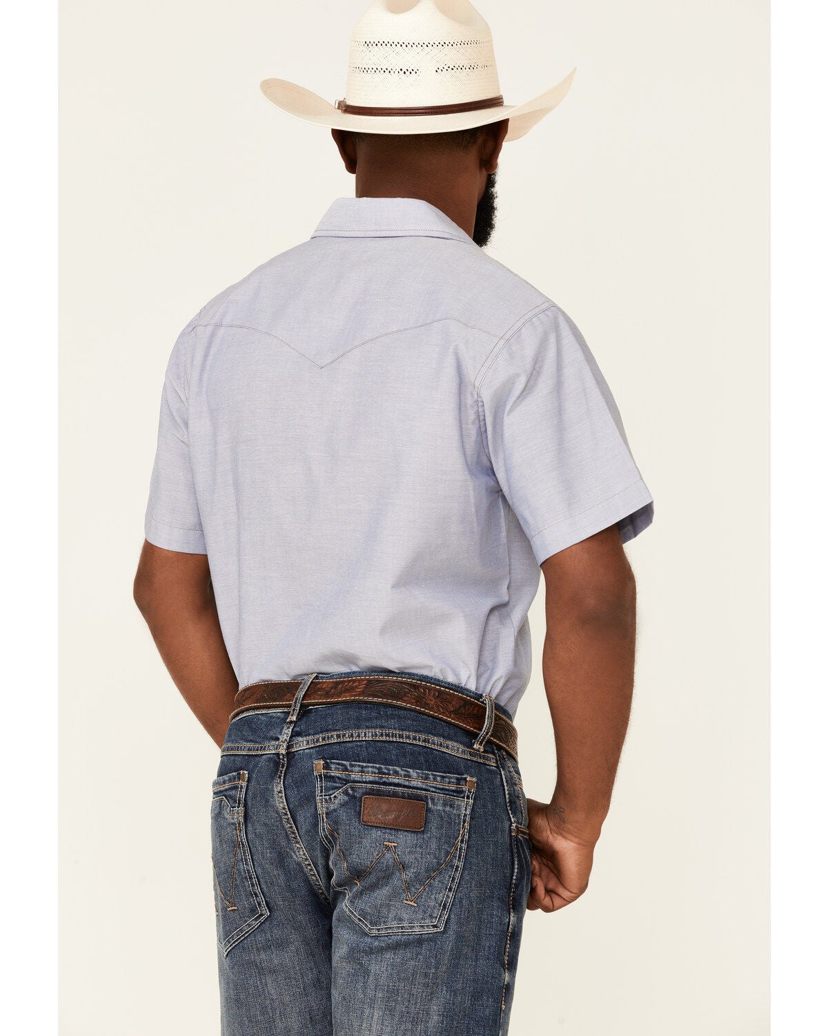 Wrangler Men's Chambray Rigid Cowboy 