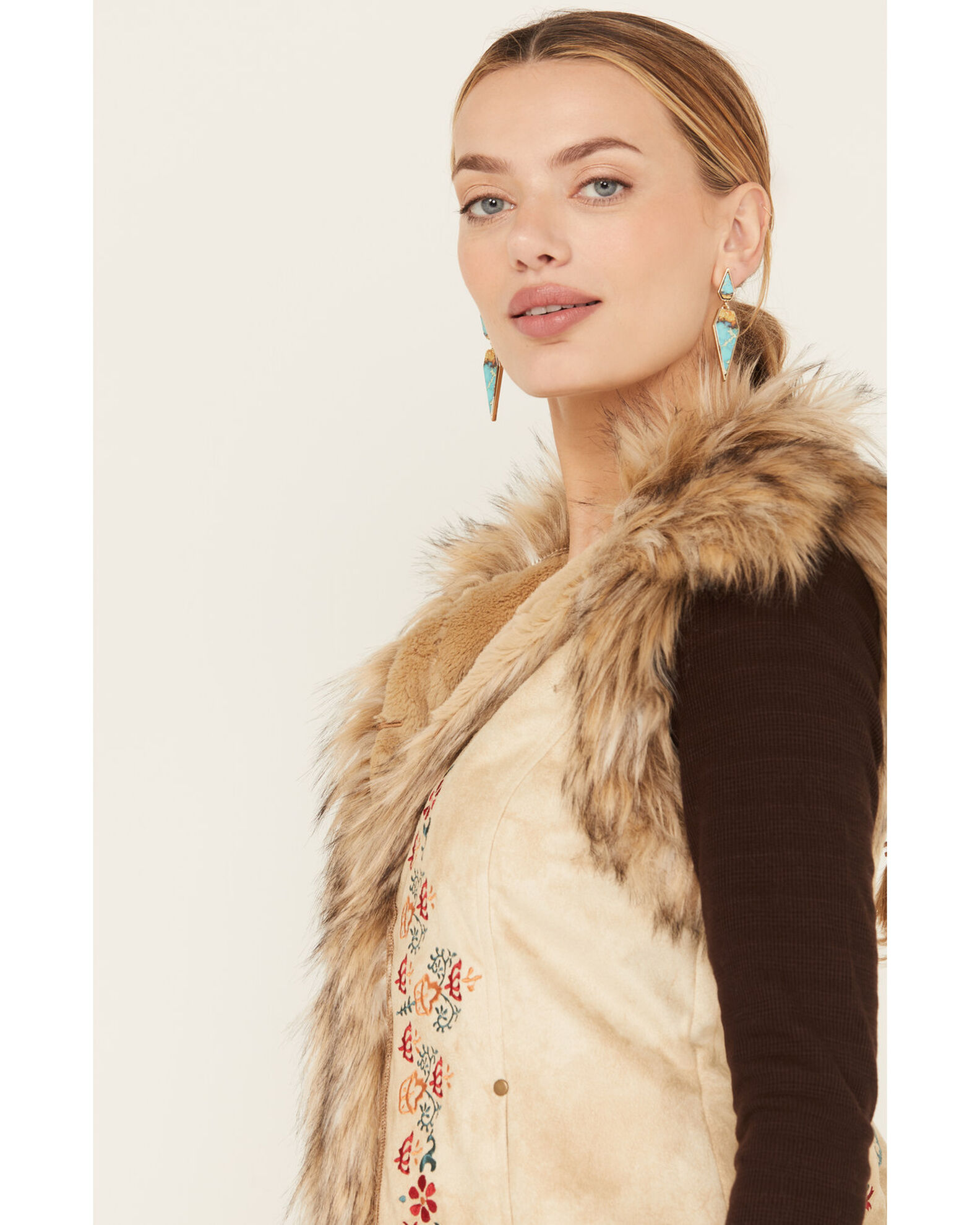 Biltmore faux fur vest discount