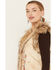Image #2 - Tasha Polizzi Women's Chateau Faux Suede Embroidered Vest, Tan, hi-res