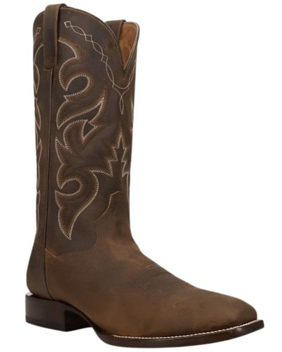 Image #1 - Dan Post Men's Remington Tall Western Boots - Square Toe, Brown, hi-res