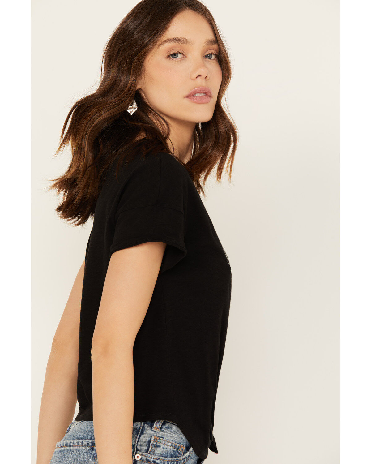 Image #2 - Shyanne Women's Run Wild Short Sleeve Graphic Tee, Black, hi-res