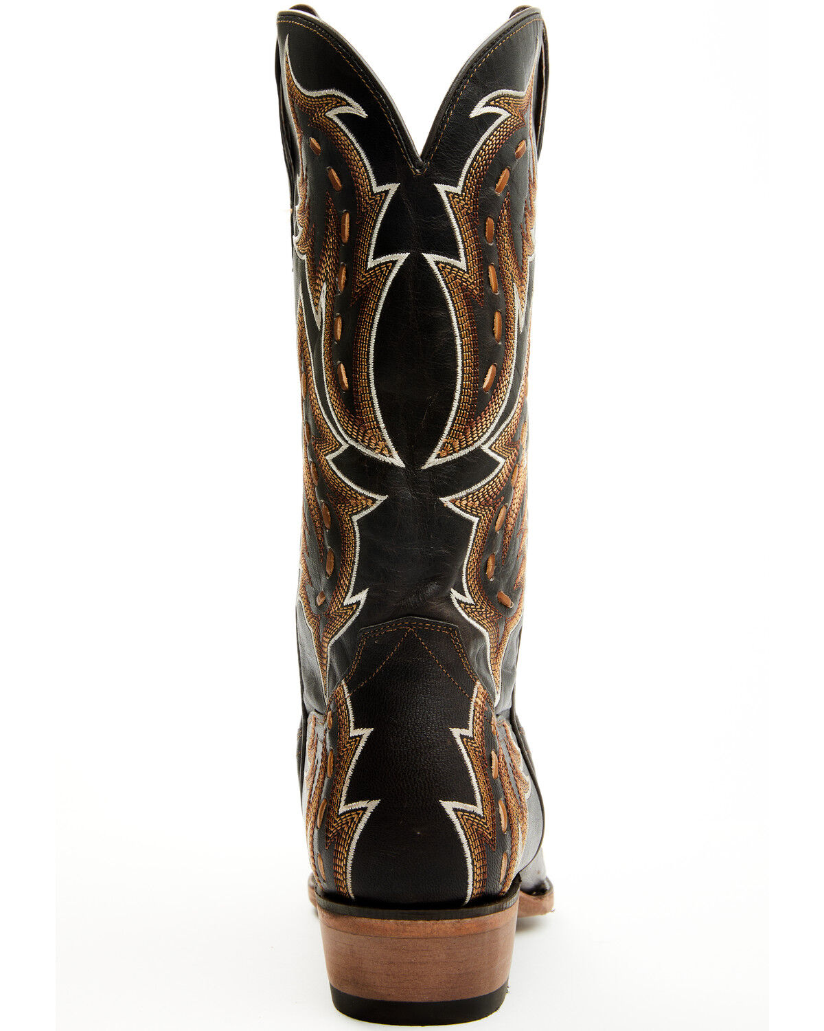 Image #5 - Dan Post Men's Racer Tall Western Boots - Snip Toe, Black, hi-res