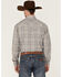 Image #4 - Stetson Men's Smoke Plaid Long Sleeve Snap Western Shirt , Grey, hi-res