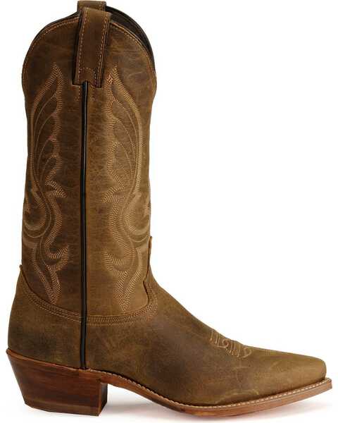 Image #2 - Abilene Men's 12" Longhorn Western Boots, Distressed, hi-res