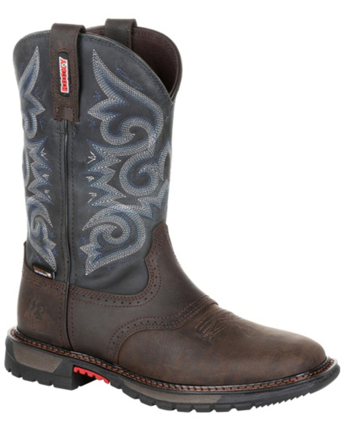 Image #1 - Rocky Women's Original Ride FLX Waterproof Western Work Boots - Soft Toe, , hi-res