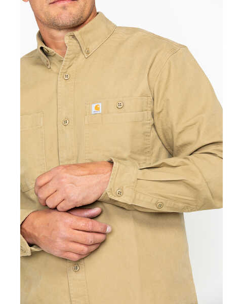 Image #4 - Carhartt Men's Rugged Flex Rigby Long-Sleeve Work Shirt, , hi-res