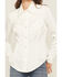 Image #3 - Wrangler X Lainey Wilson Women's Satin Star Embroidered Long Sleeve Snap Western Shirt, White, hi-res