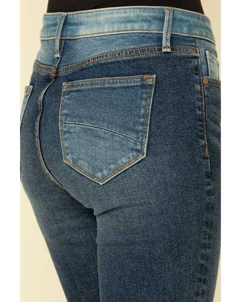 Image #5 - Driftwood Women’s Medium Wash Patchwork Flare Jeans, , hi-res