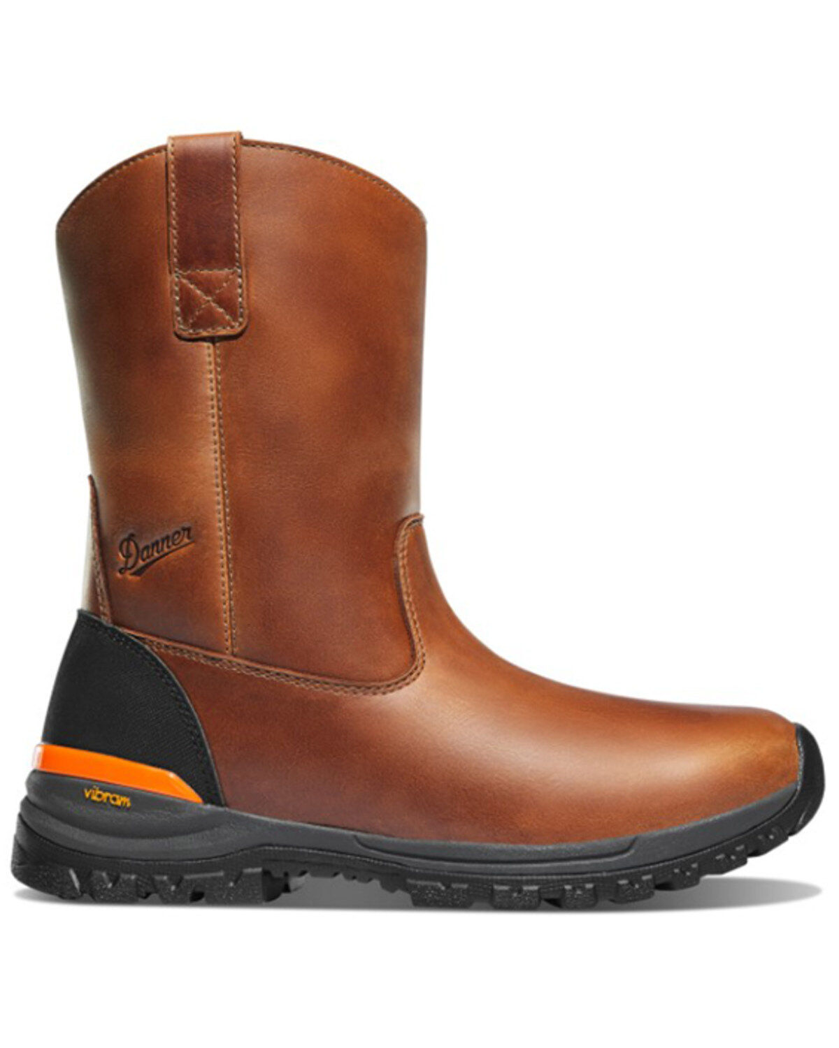 Image #2 - Danner Men's 10" Stronghold Wellington Work Boots - Soft Toe, Brown, hi-res