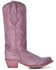 Image #2 - Corral Women's Embroidered Western Boots - Snip Toe, Pink, hi-res
