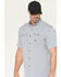 Image #2 - Ariat Men's Rebar Made Tough VentTEK Short Sleeve Button-Down Stretch Work Shirt, Blue, hi-res