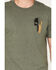 Howitzer Men's Alpha Patriot Graphic T-Shirt, Heather Green, hi-res