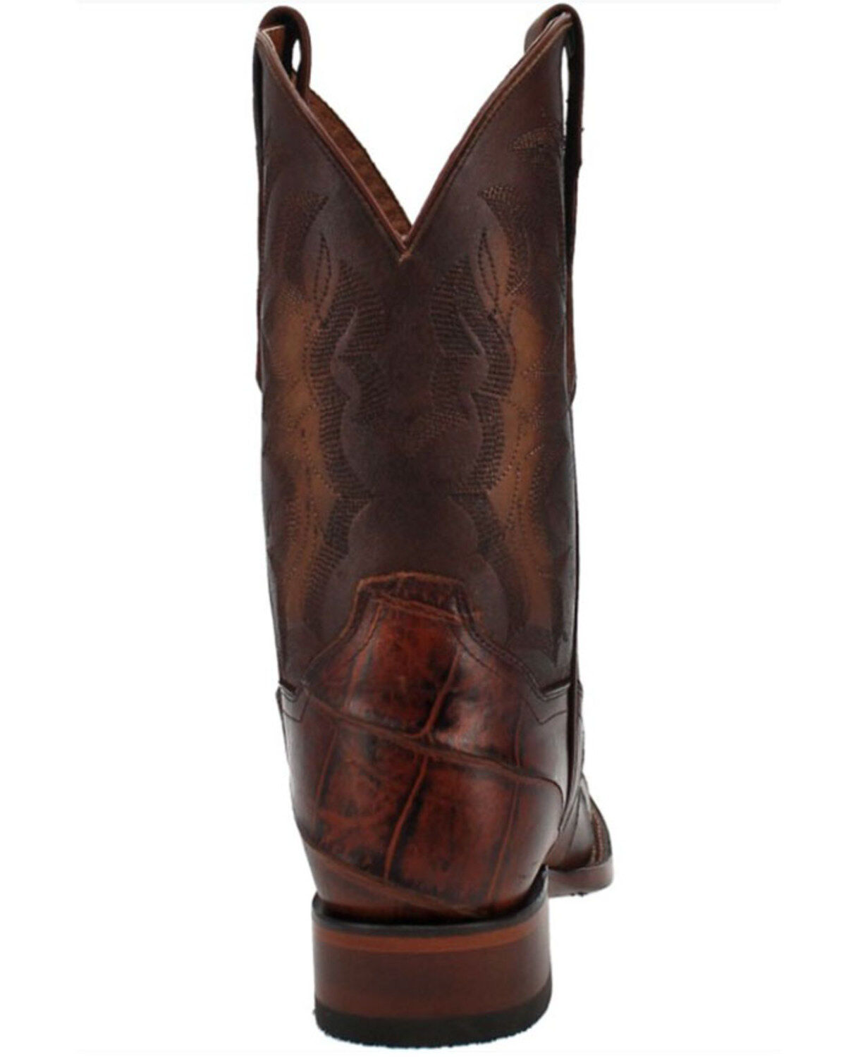 Image #5 - Dan Post Men's Akers Western Boots - Broad Square Toe, Cognac, hi-res