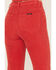 Rolla's Women's East Coast High Rise Corduroy Flare Pants, Red, hi-res