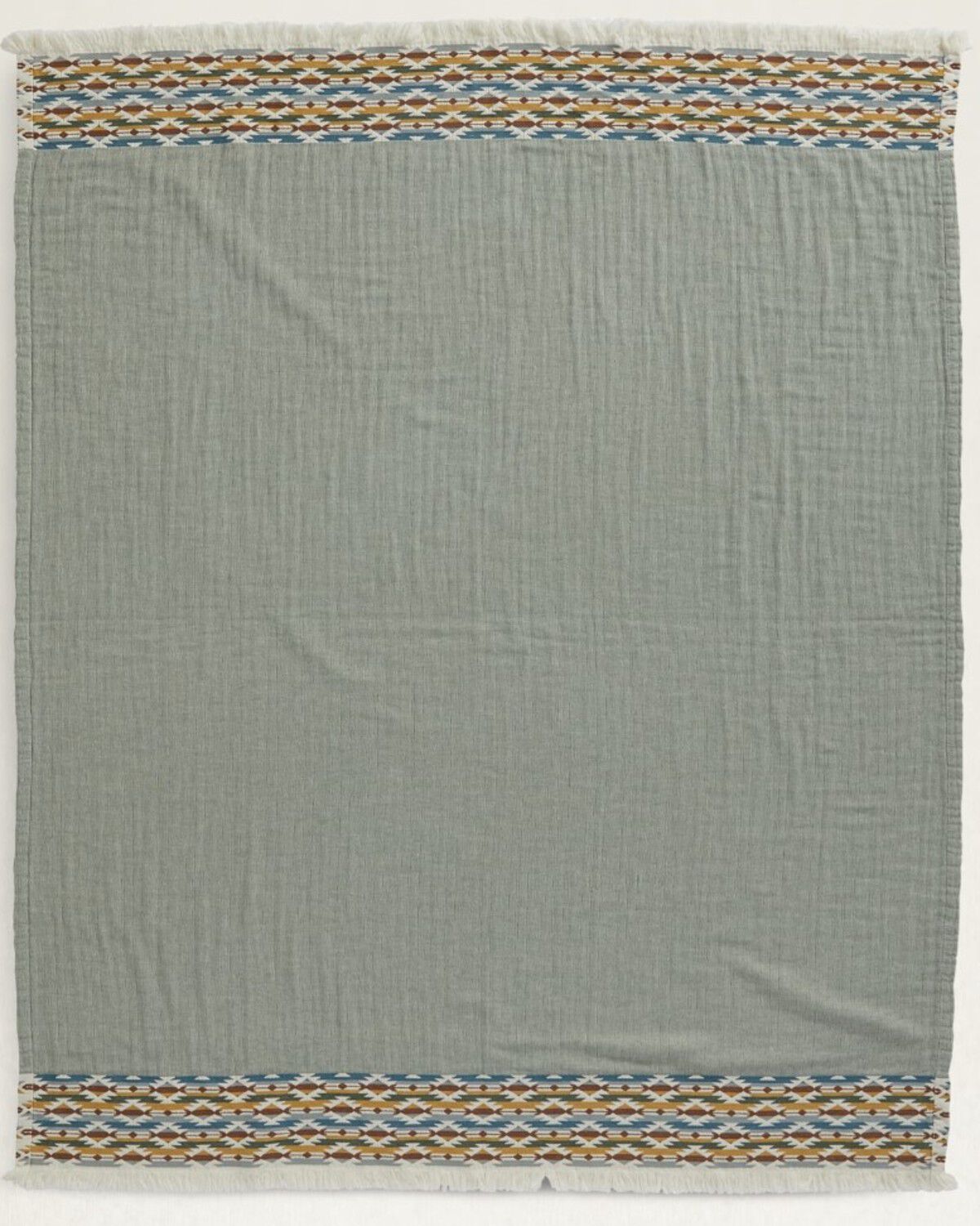 Image #3 - Pendleton Organic Cotton Fringed Throw, Multi, hi-res