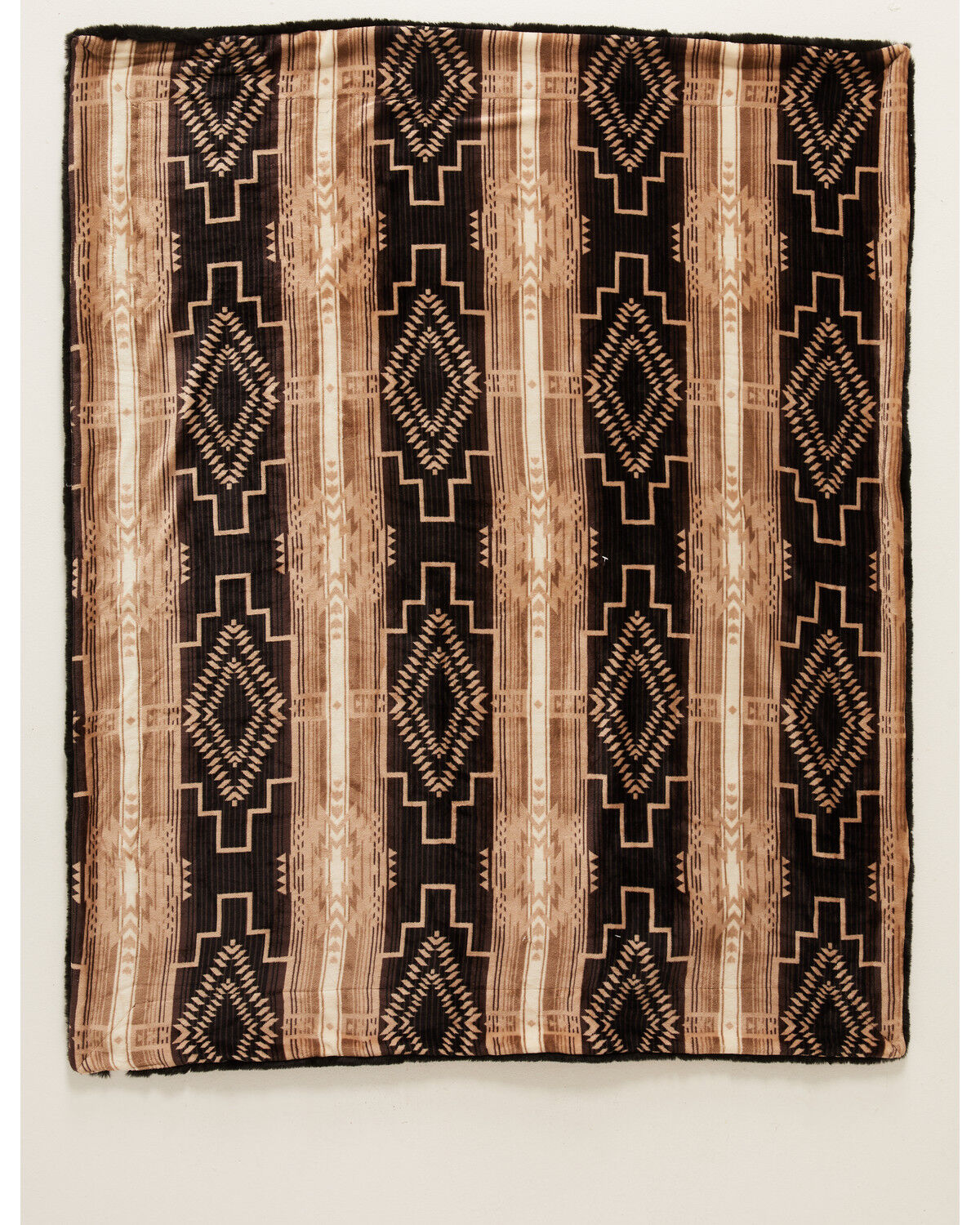 Boot Barn Silverton Southwestern Print Faux Fur Blanket