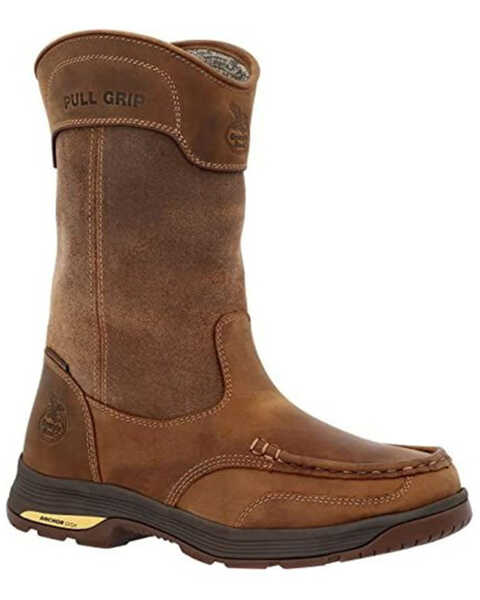 Image #1 - Georgia Boot Men's Athens Superlyte Waterproof Wellington Pull On Western Boots - Alloy Toe, , hi-res