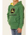 Image #3 - John Deere Boys' (4-7) Green Trademark Logo Sleeve Graphic Hooded Sweatshirt, Green, hi-res