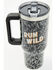 Image #2 - Boot Barn 40oz Run Wild Tumbler with Handle, Black, hi-res