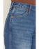 Image #2 - Wrangler Women's Medium Wash High Rise Cuffed Trouser Denim Jeans, Medium Wash, hi-res
